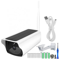 Solar Powered Outdoor WiFi Security Camera with Remote Monitoring
