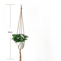 Bohemian Hand-Woven Plant Hanger Macrame Wall Decor