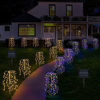 Solar Powered Firecracker String Lights for Outdoor Garden & Patio Decoration