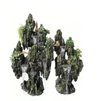 Artificial Rockery Mountain Water Fountain for Garden, Patio, Villa, Outdoor Landscape with Fish Pond