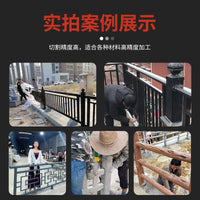 304 Stainless Steel Chinese Style Balcony Railing Villa Terrace Handrail Courtyard Fence