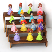 Wooden Tiered Display Stand for Cupcakes, Essential Oils, and Collectibles