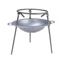 Portable Outdoor Tripod Grill and Fire Pit for Picnics and Camping, Charcoal Brazier with Handle