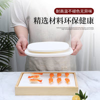 Japanese Style Plastic Sushi Sashimi Ice Plate for Freshness