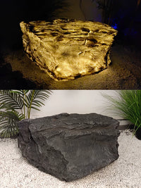 Outdoor Luminous Stone Lamp Garden Landscape Light Fiberglass Rock Ornament