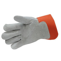 SAFEMAN Junyu 2112 Cowhide Canvas Work Gloves for Welding, Chemical, and Construction
