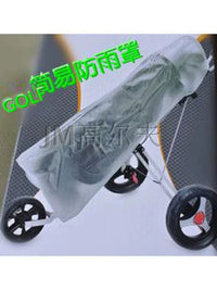 Transparent Frosted Golf Bag Rain Cover for Push Carts
