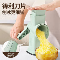 Manual Ice Shaver for Home Use - Hand-Crank Ice Crusher for Shaved Ice, Slushies, and Snow Cones