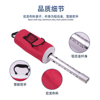 GOIF Golf Ball Retriever with Aluminum Tube and Comfortable Grip, Large Capacity, No-Bend Design
