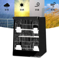 Bird Cage Cover 210D Oxford Cloth Dustproof Rainproof Sunshade for Parrot Cages