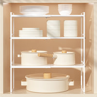 Retractable Kitchen Countertop Storage Shelf Cabinet Organizer Rack