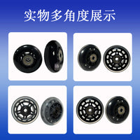 Silent Wear-Resistant High-Elastic Double Bearing Caster Wheels for Furniture and Carts
