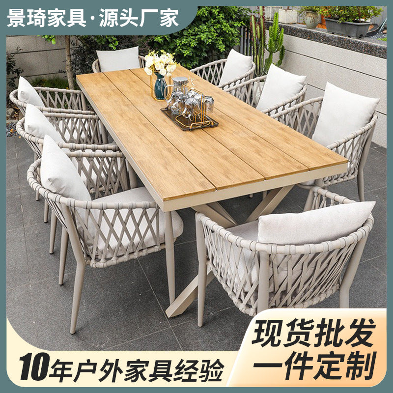 Outdoor Rattan Woven Patio Dining Set Garden Cafe Furniture