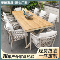 Outdoor Rattan Woven Patio Dining Set Garden Cafe Furniture