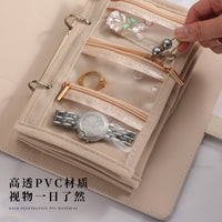Portable Anti-Oxidation Jewelry Storage Book for Earrings, Bracelets, and Rings