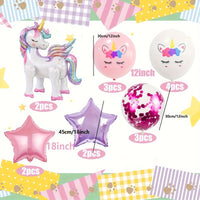 Unicorn 16-Piece Birthday Party Decoration Set