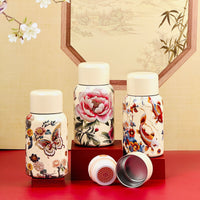 Portable Stainless Steel Insulated Pocket Cup with Dual Lids