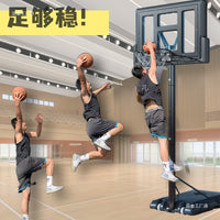 Portable Height-Adjustable Basketball Hoop for Kids & Adults, Indoor/Outdoor Standard Basketball Stand