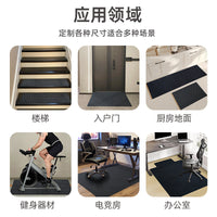 Transparent PVC Floor Protector Mat for Hardwood Floors and Chair Mats, Non-Slip and Sound Dampening
