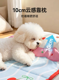 Pet Cooling Mat for Cats and Dogs, Foldable Waterproof Summer Sleeping Pad, All-Season Pet Cushion