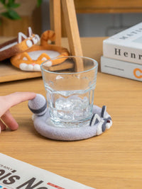 DIY Wool Felt Coaster Kit - Cute Animal Designs for Handmade Gifts