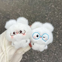 Soft Plush Crying Bunny Bear Keychain Pendant Toy