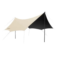 Outdoor Camping Tarp Tent, Thickened Waterproof UV Protection Portable Butterfly Canopy