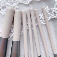 7-Piece Beginner Makeup Brush Set with Horse Hair Eyeshadow Blush Powder Contour Brushes