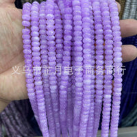 5x8mm Abacus Bead Strands for DIY Jewelry Making - Agate, Tiger Eye, Turquoise, and More