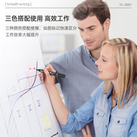 Deli Permanent Marker Pen, Quick-Drying Waterproof Oil-Based Marker for Logistics and Express Delivery, Non-Fading