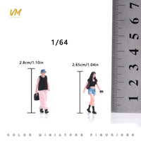 VM Miniature Figures 1/18, 1/24, 1/43, 1/64, 1/87 Scale for Car Models, Flower Pots, Fish Tanks, and Dioramas