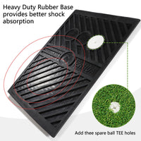 Golf Hitting Mat Swing Practice Aid
