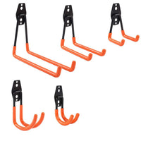 Heavy-Duty Steel Storage Hooks for Garage, Garden, and Warehouse Organization