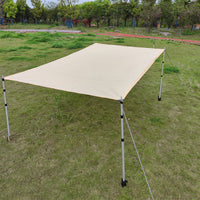 Adjustable Telescopic Pole for Sunshade Net Support, Ground Insert Type