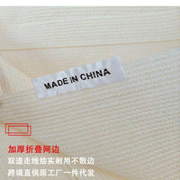 Off-White Sun Shade Netting for Privacy and UV Protection, Thickened Balcony Garden Fence Screen