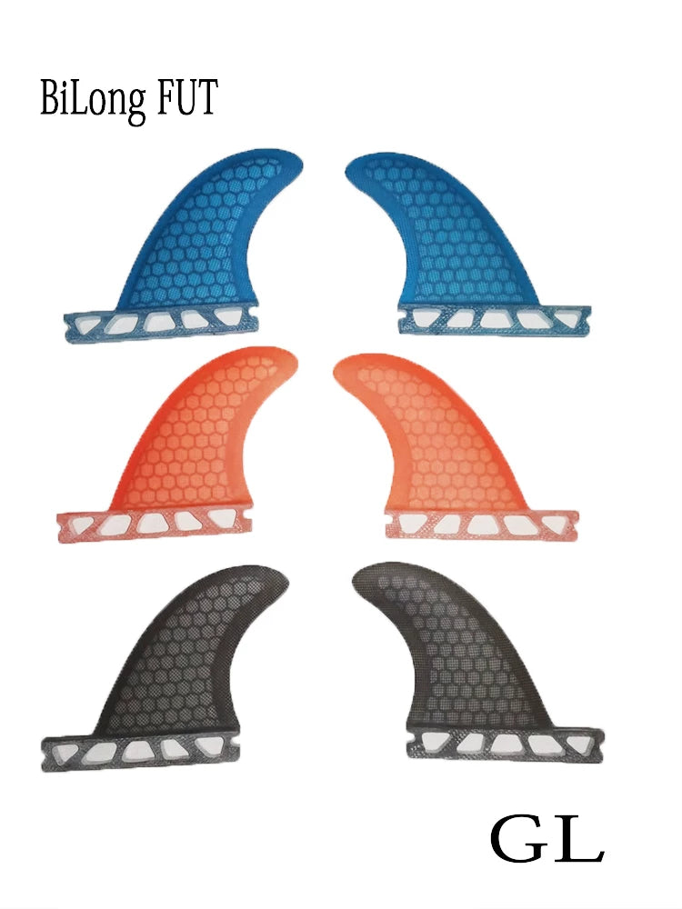 Wakeboard Surfboard Fiberglass FUTURE 3.5-inch GL Small Side Fins (2-piece set) for 3/4 Box