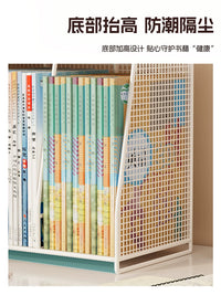 Multi-layer Desktop Book Organizer and File Rack for Students and Office