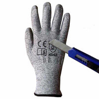 Cut Resistant Work Gloves HPPE Level 5 Protection for Garden and Industrial Use