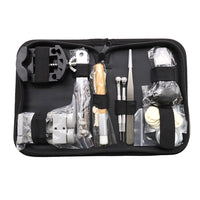 26-Piece Watch Repair Tool Kit for Battery Replacement, Band Adjustment, and Case Opening