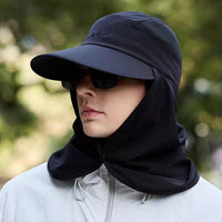 Men's UPF 50+ Quick-Dry Breathable Sun Hat with Neck Flap for Hiking & Outdoors