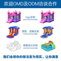 Dr. Piggy Small Inflatable Castle with Slide for Kids, Indoor and Outdoor Use
