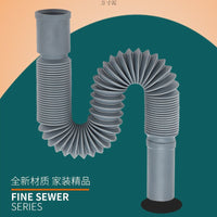 Universal Odor-Proof Extendable Basin Drain Pipe for Bathroom Sinks and Mop Pools