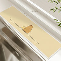Diatomaceous Earth Sink Mat for Kitchen and Bathroom Countertops, Absorbent and Quick-Drying