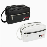 Golf Clutch Bag Waterproof PU Leather Double Zipper Pouch for Men and Women