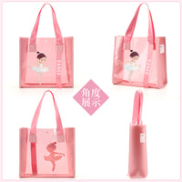 Kids Dance Bag for Ballet Latin Practice Clothes and Shoes