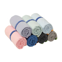 Quick-Dry Microfiber Beach Towel with Antimicrobial Properties and Portable Strap for Travel and Sports