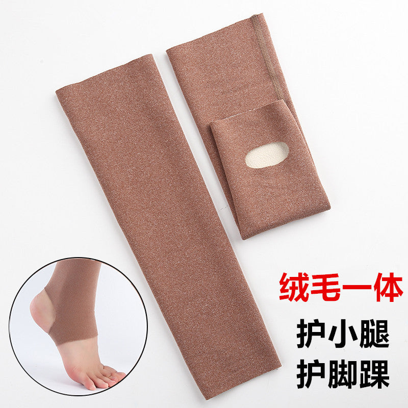 Thermal Fleece-Lined Calf and Ankle Warmers for Men and Women