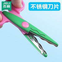 Kids Craft Wavy Edge Scissors Set with Serrated Blades for Scrapbooking, Embossing, and DIY Projects