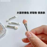 Portable Mini Dual-Ended Eyeshadow & Eyeliner Brush Set for Detail Blending