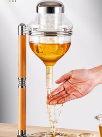 Japanese Style Sake Warmer and Chiller Set with Ice Drip Design